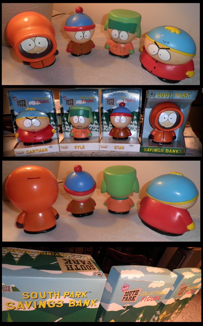 south park collectible figurine set 1998